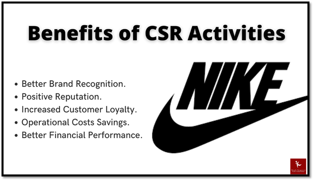 Benefits of Nike CSR activities