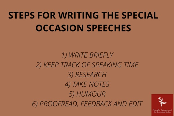 writing special speech