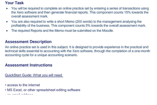 accounting cycle assignment task