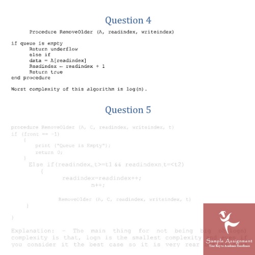 algorithm assignment solution