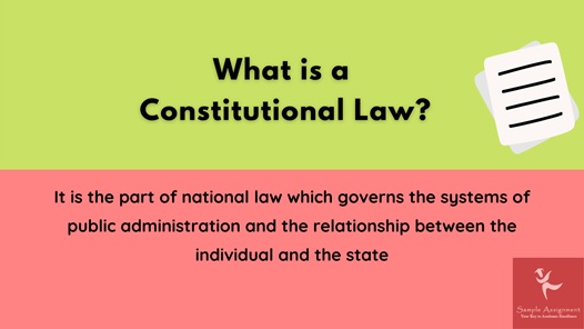 constitutional law assignment help