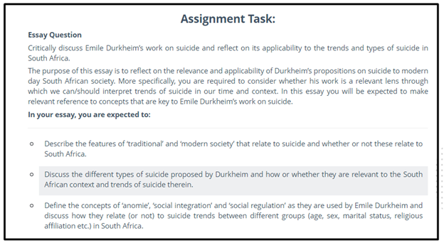 descriptive writing questions