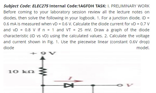 electrical assignment example