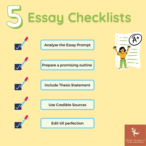 essay checklist