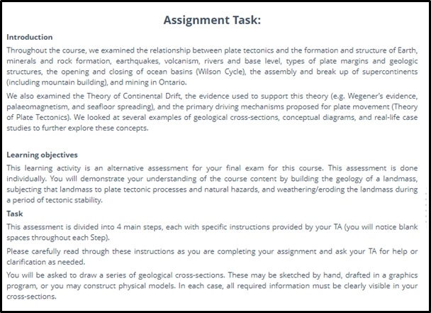 geology homework help canada