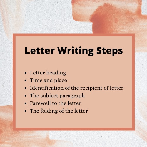 letter writing steps