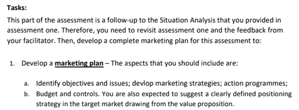 marketing management question