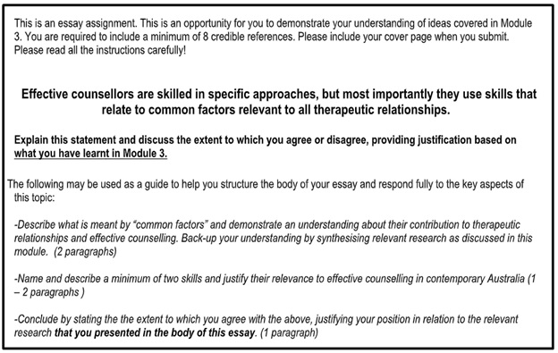 psychology assignment sample