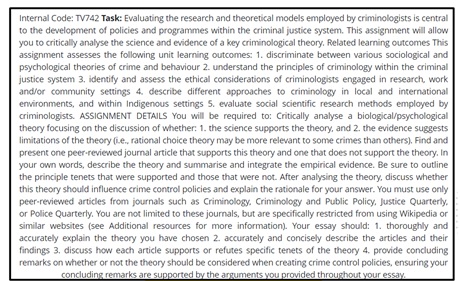 rational choice theory homework online