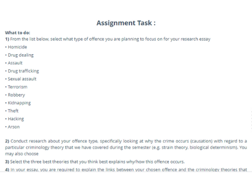 subcultural strain theory assignment sample