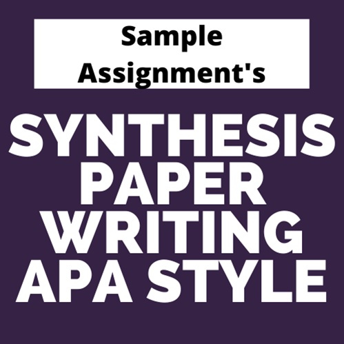 synthesis paper writing apa style