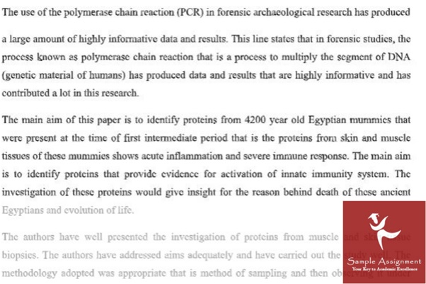 biology dissertation sample