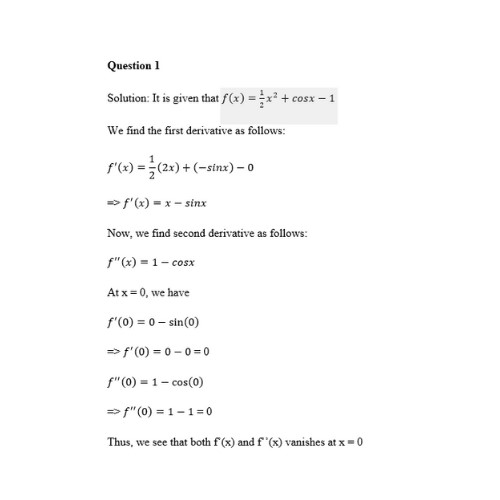 calculus homework help