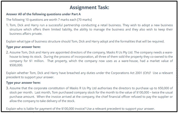 case study homework question sample