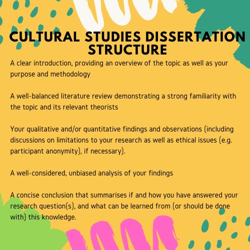 cultural studies dissertation