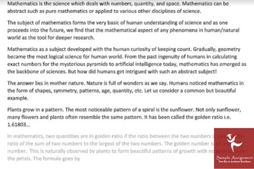 geometry homework sample