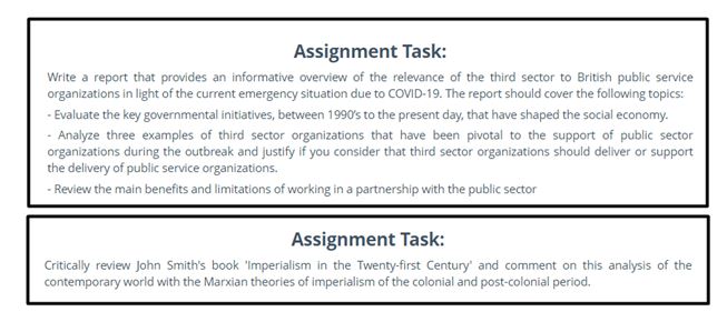 history assignment question