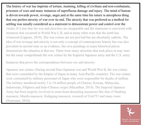 history homework sample uk