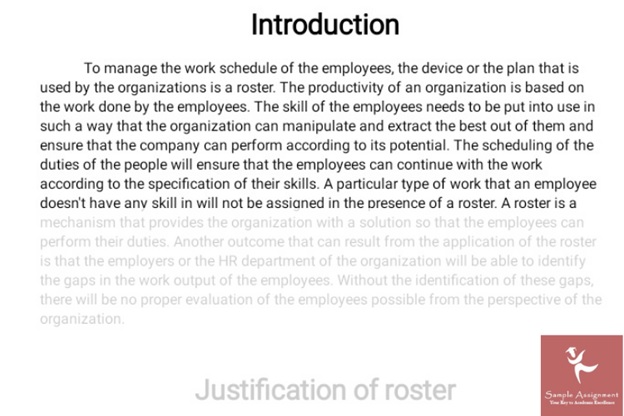 hrm assignment sample