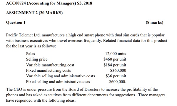 accounting for managers assignment services