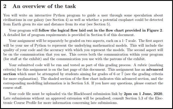 astrophysics assignment online