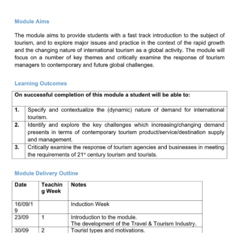 bachelor of tourism and event management assignment help