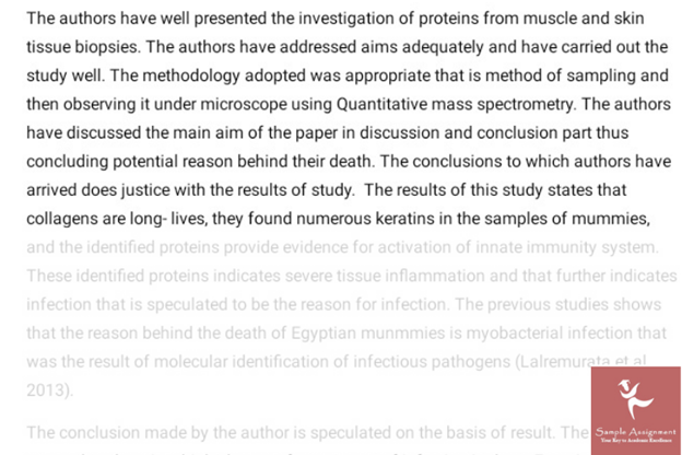 biologists assignment sample