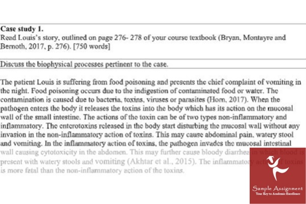 biophysics assignment sample