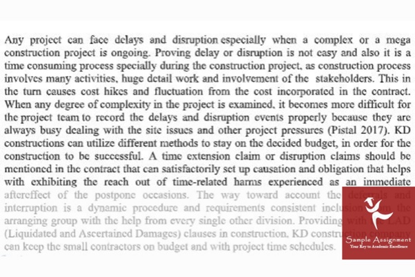 building surveying assignment example