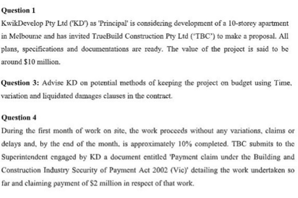 building surveying assignment question