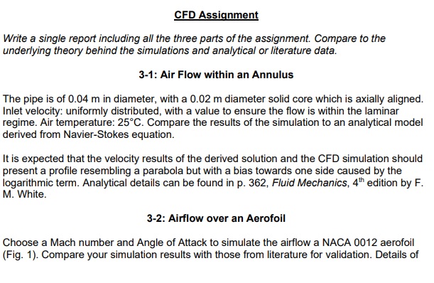 cfd assignment help