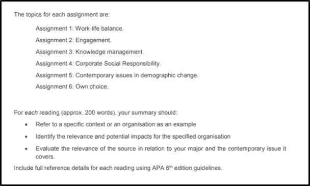 contemporary social assignment questions