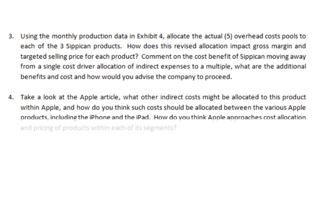 Cost Allocation Assignment Help