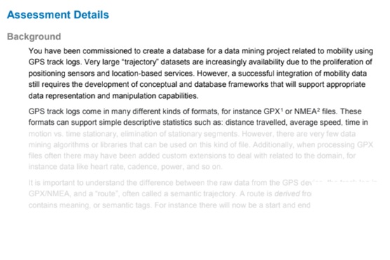 data modelling assignment experts