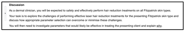 dermal science assignment Question