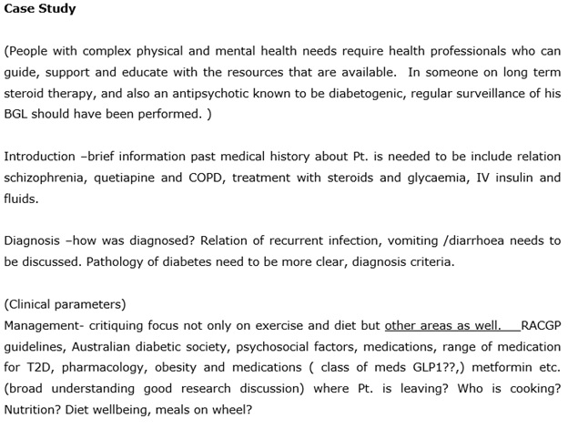 dietitians assignment sample online