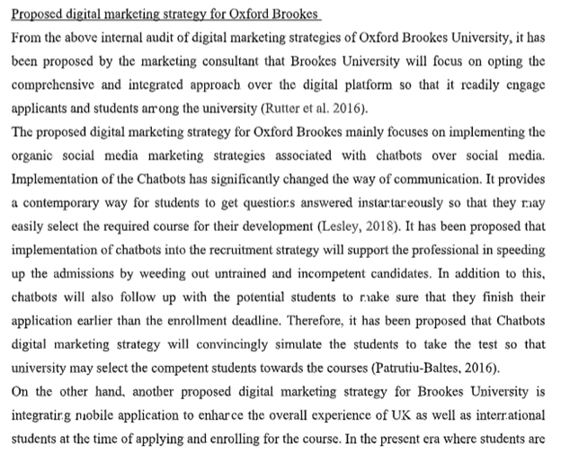 digital marketing assignment sample