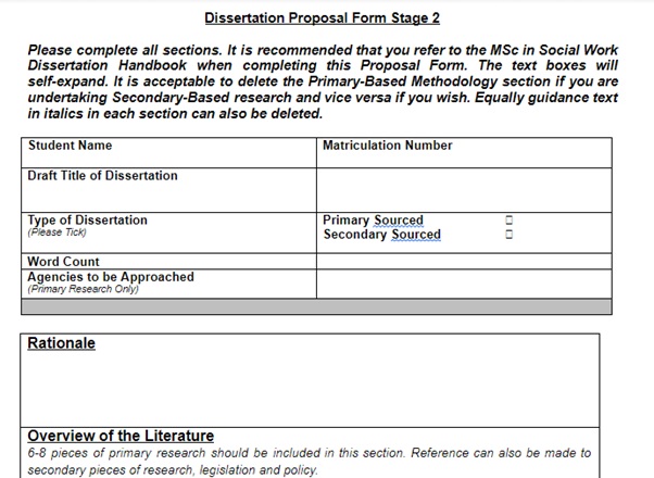 dissertation question sample