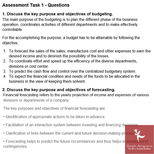 economics forecasting assignment question sample