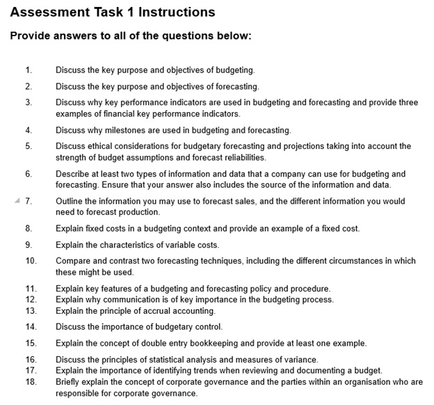 economics forecasting assignment question