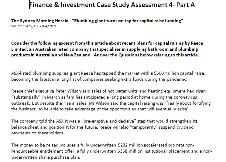 finance case study help