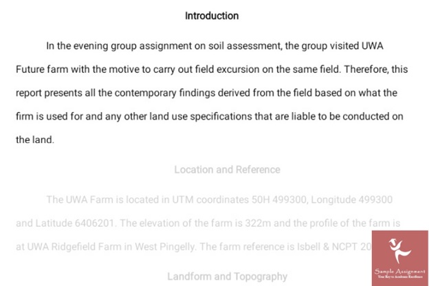 geologists assignment sample online