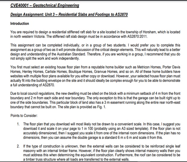 geotechnical engineering assessment answer