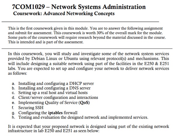 advanced networking assignment help