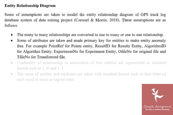 help with data modelling assignment