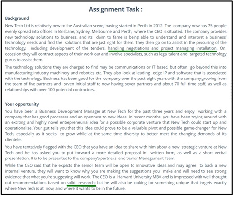 industrial design assignment question