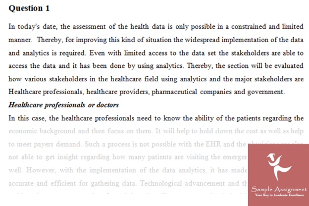 information system assessment answer