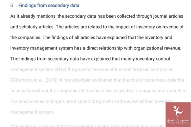 inventory management assignment solution