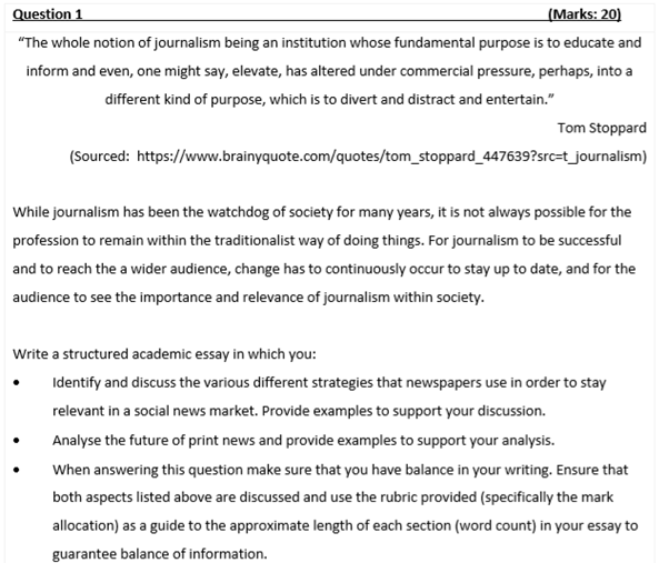 types of journalism