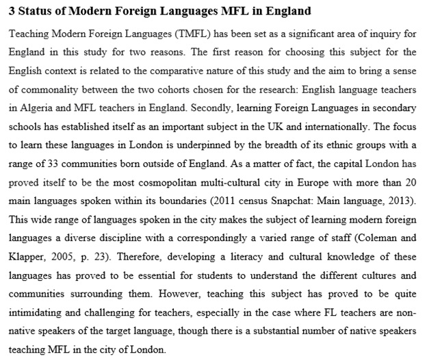 language teaching assignment sample